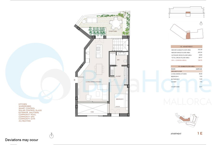 Luxuriöse Neubau-Duplex-Eckwohnung in Santa Catalina