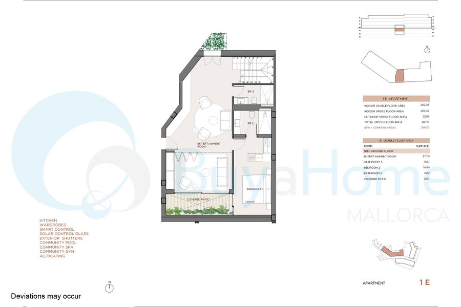 Luxuriöse Neubau-Duplex-Eckwohnung in Santa Catalina