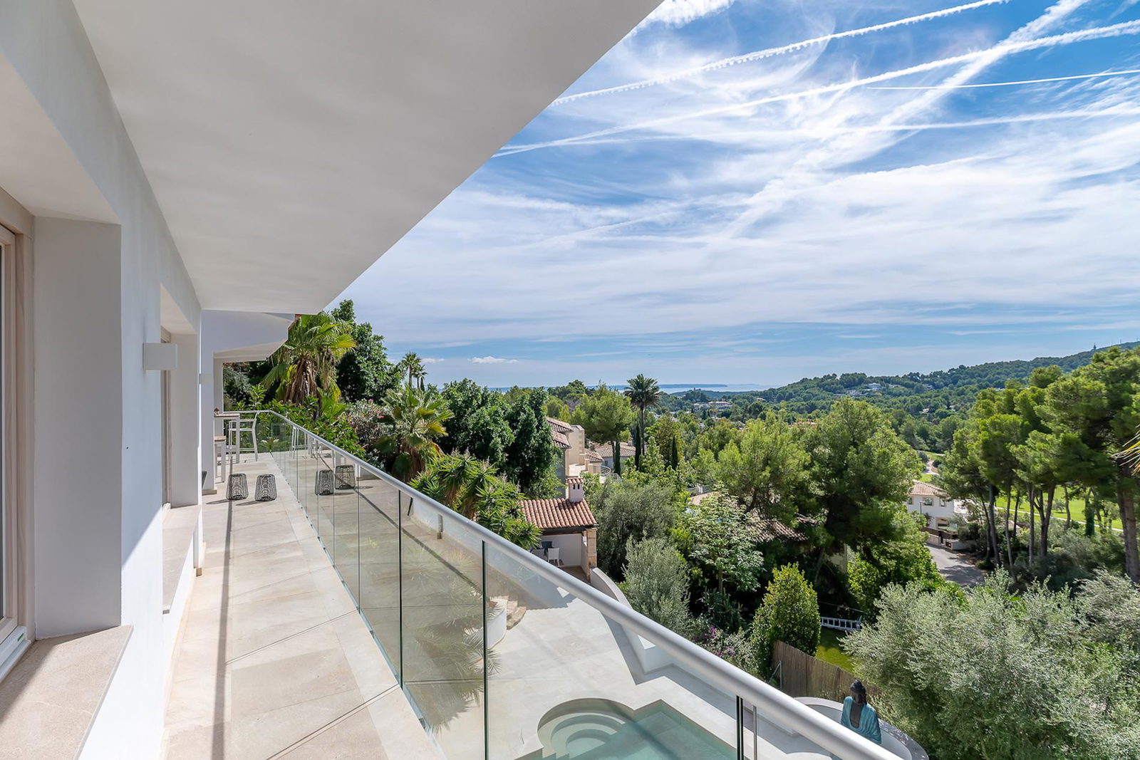 Luxuriöse Villa mit spektakulärem Blick auf den Golfplatz und die Berge in Son Vida