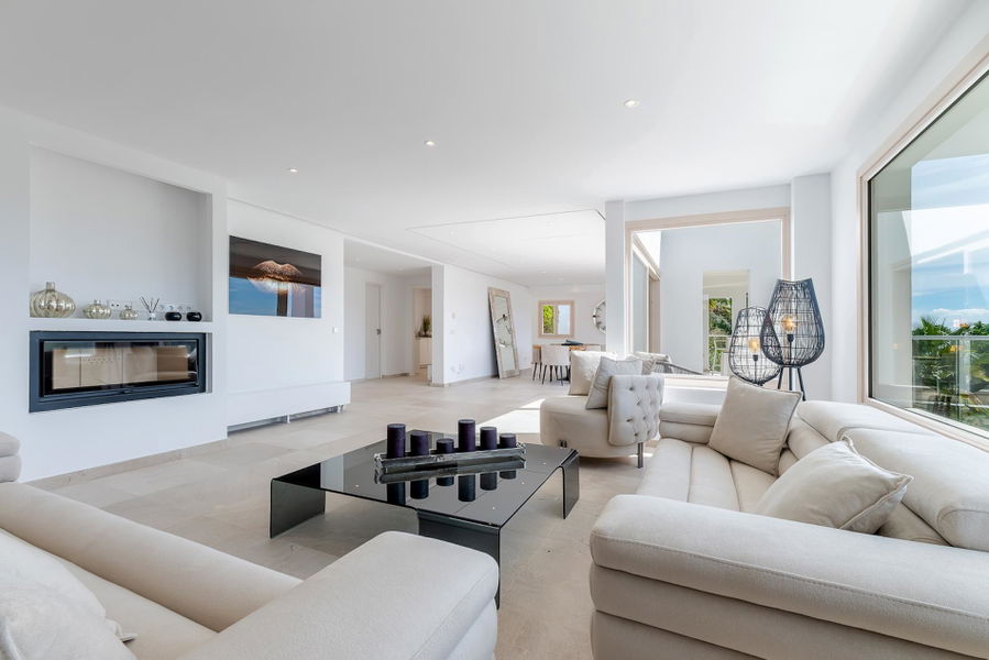 Luxuriöse Villa mit spektakulärem Blick auf den Golfplatz und die Berge in Son Vida