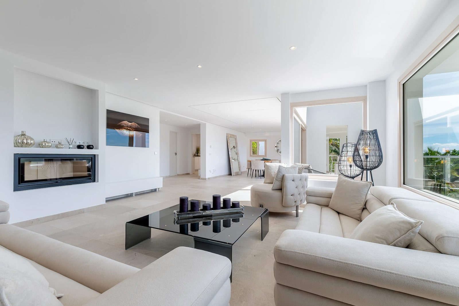 Luxuriöse Villa mit spektakulärem Blick auf den Golfplatz und die Berge in Son Vida