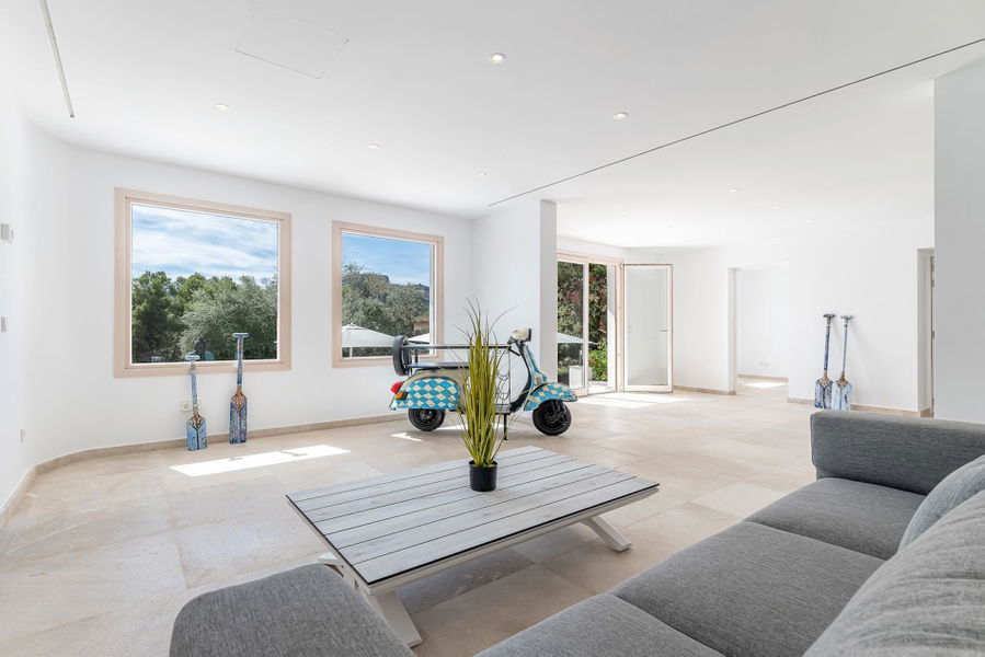 Luxuriöse Villa mit spektakulärem Blick auf den Golfplatz und die Berge in Son Vida