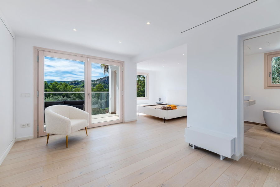 Luxuriöse Villa mit spektakulärem Blick auf den Golfplatz und die Berge in Son Vida