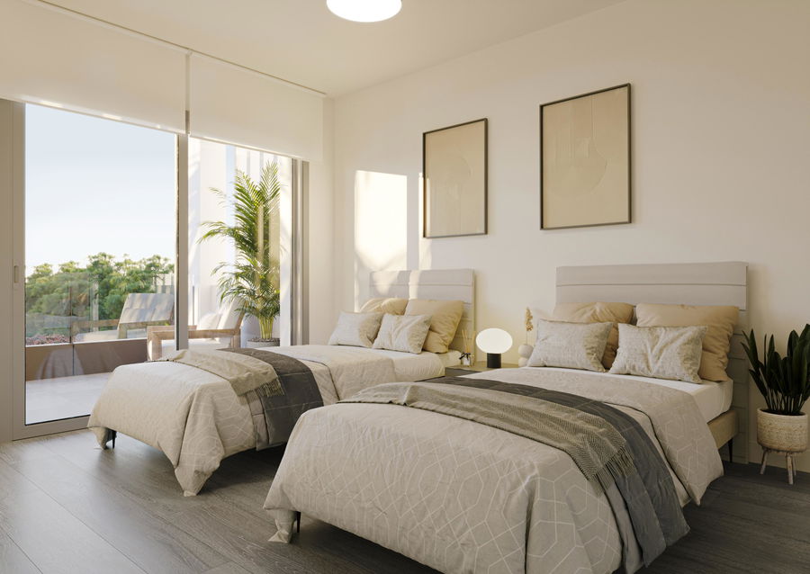 Fascinante ático de obra nueva con solarium en Colonia Sant Jordi