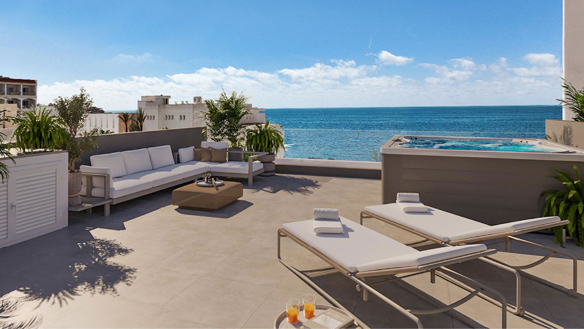 Faszinierendes Neubau-Penthouse mit Dachterrasse in Colonia Sant Jordi