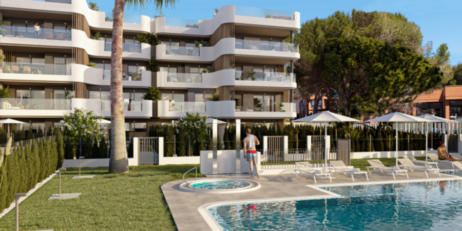 First-floor apartment in a new building with large terrace in Cala Ratjada
