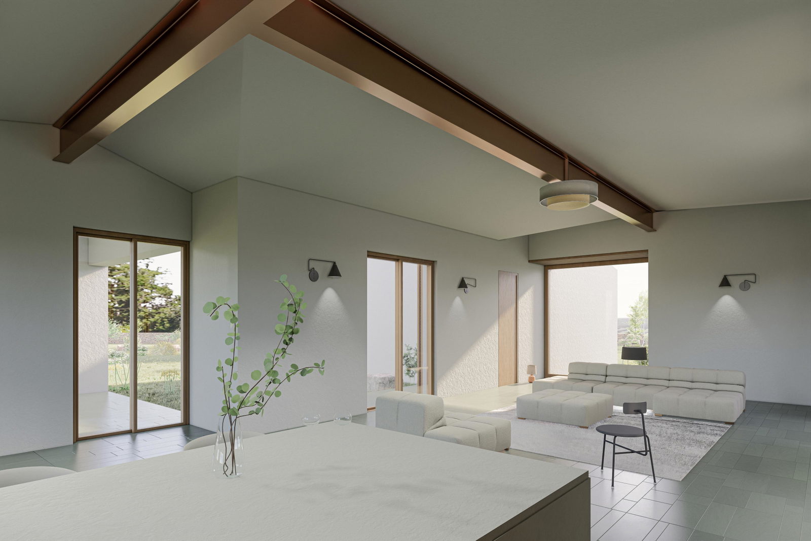 Baugrundstück mit bestehender Genehmigung für ein Haus mit Pool in Ses Salines