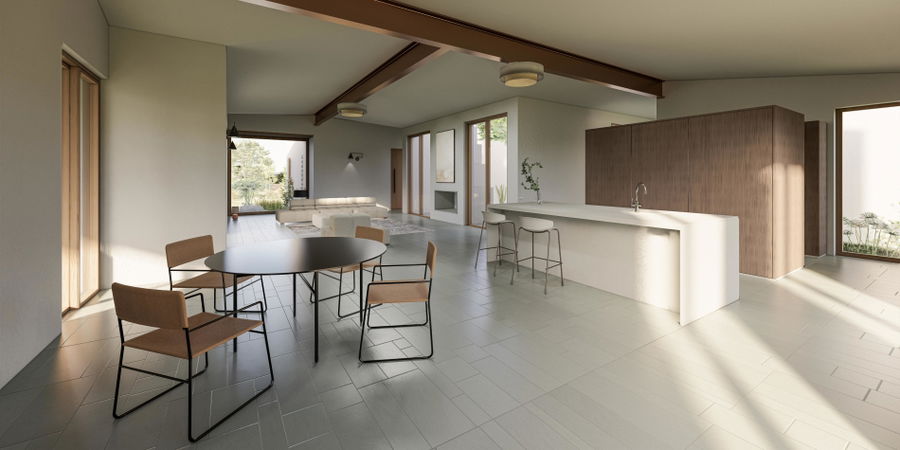 Baugrundstück mit bestehender Genehmigung für ein Haus mit Pool in Ses Salines