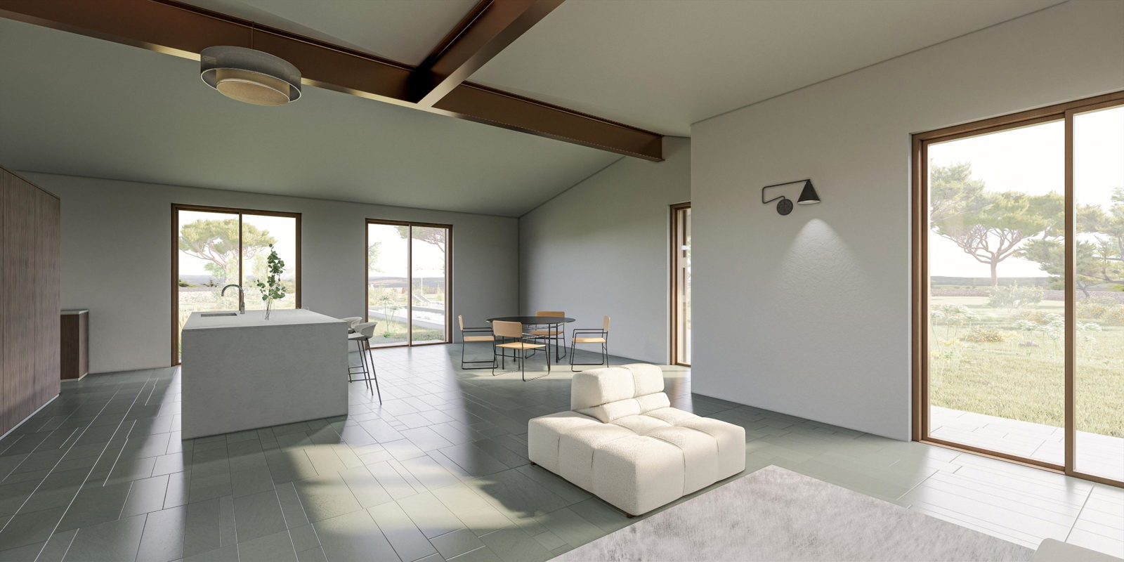 Baugrundstück mit bestehender Genehmigung für ein Haus mit Pool in Ses Salines