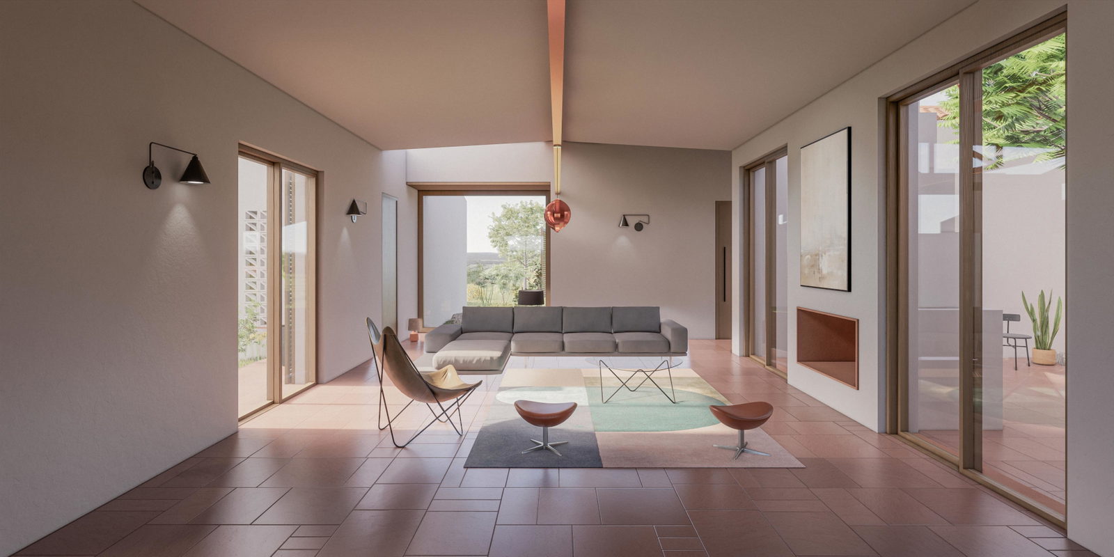 Baugrundstück mit bestehender Genehmigung für ein Haus mit Pool in Ses Salines