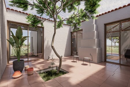 Building plot with existing licence for a house with pool in Ses Salines