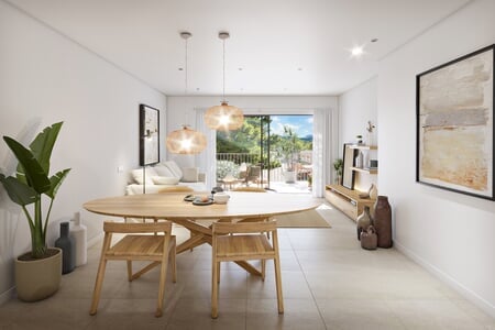 Lovely new build apartment with a mediterranean garden and terrace in Sant Elm