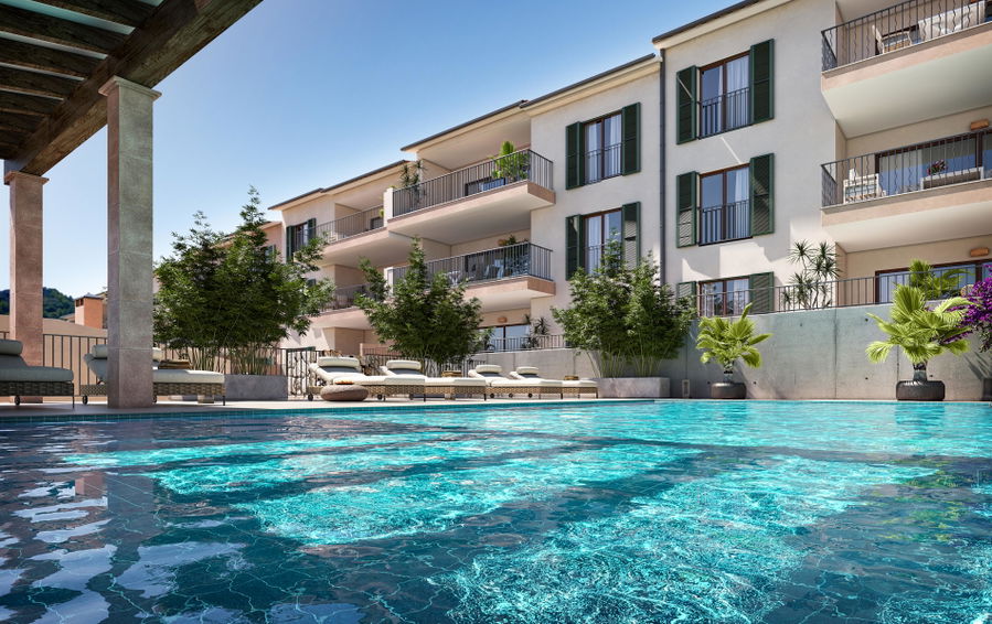 Modernes Duplex mit großer Terrasse im historischen Capdepera