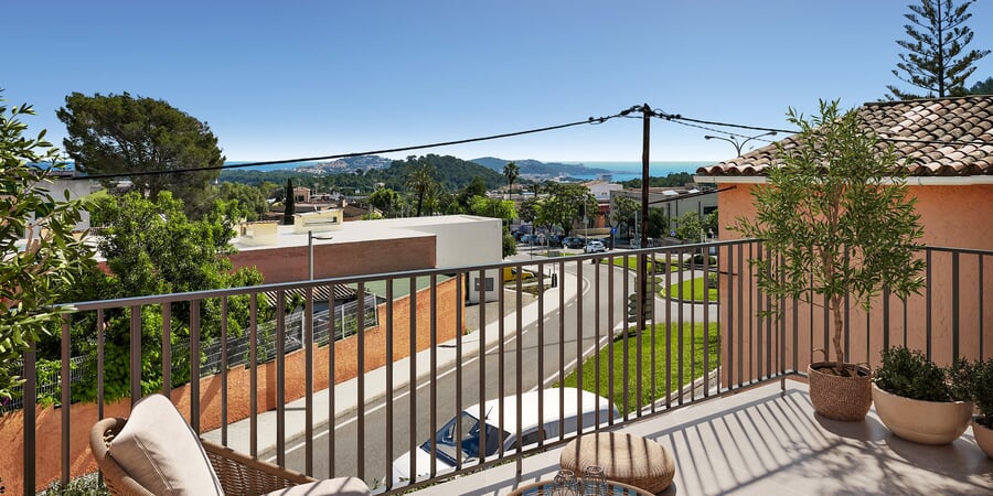 Modernes Duplex mit großer Terrasse im historischen Capdepera