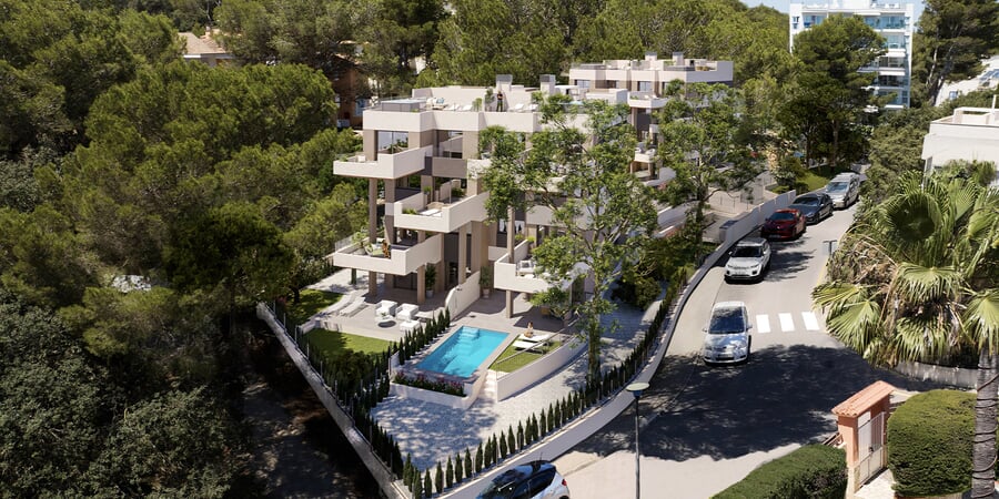 Einzigartiges, brandneues Apartment mit Terrassen in Canyamel zu verkaufen