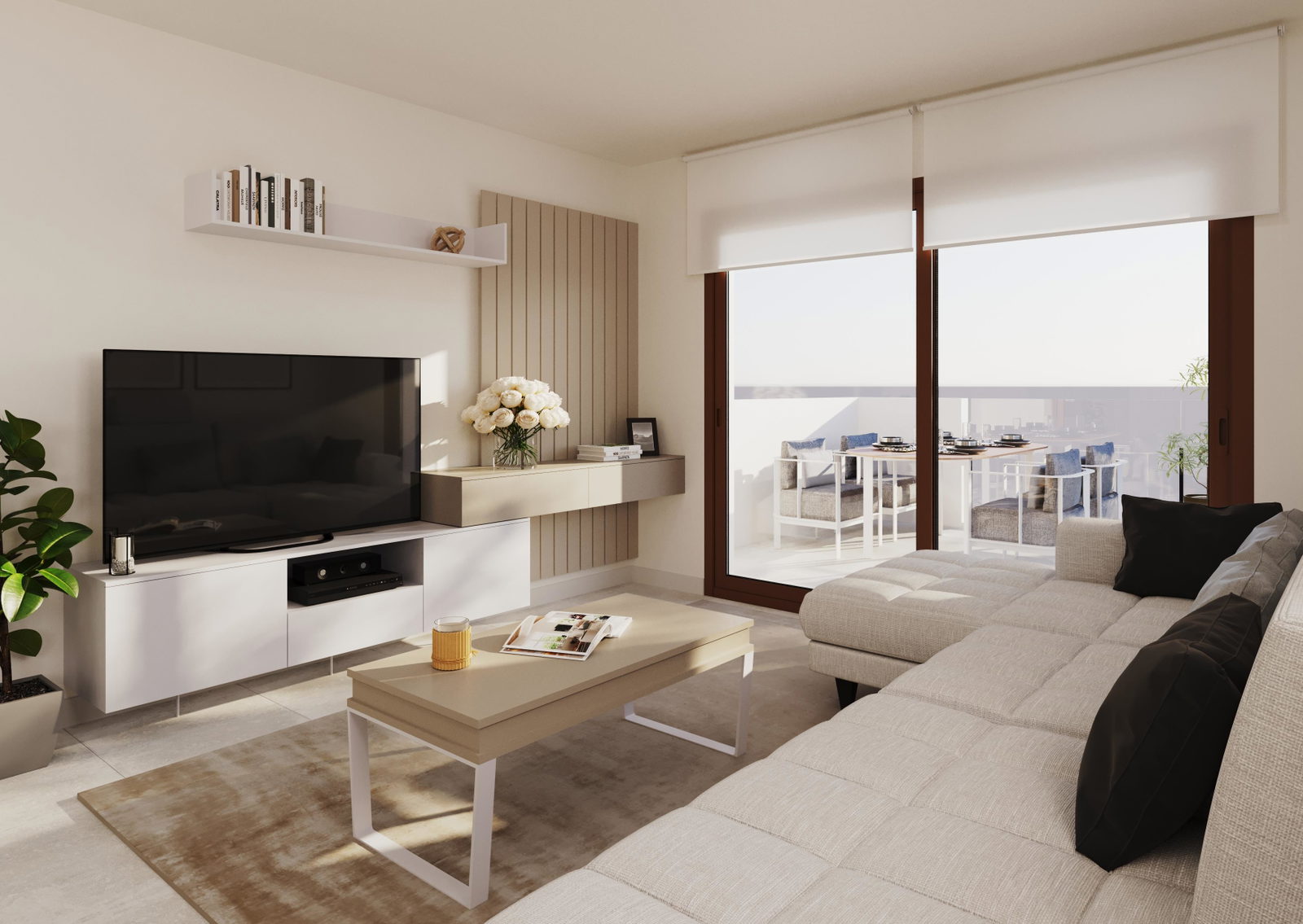 Einzigartiges, brandneues Apartment mit Terrassen in Canyamel zu verkaufen