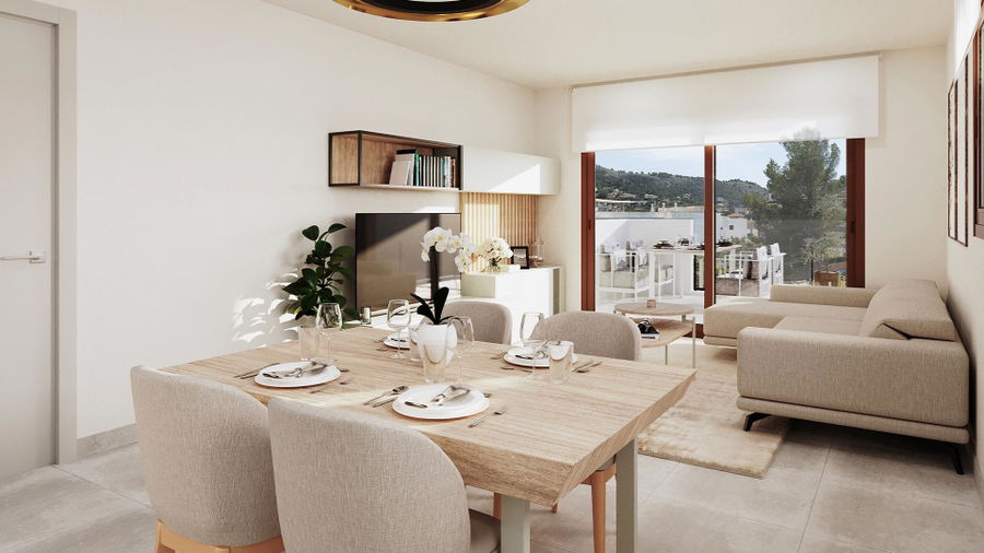 Einzigartiges, brandneues Apartment mit Terrassen in Canyamel zu verkaufen