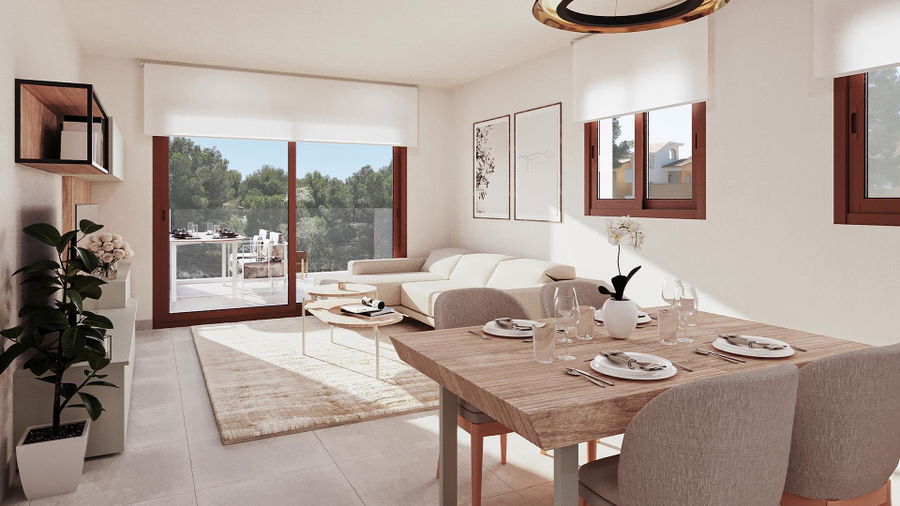 Einzigartiges, brandneues Apartment mit Terrassen in Canyamel zu verkaufen