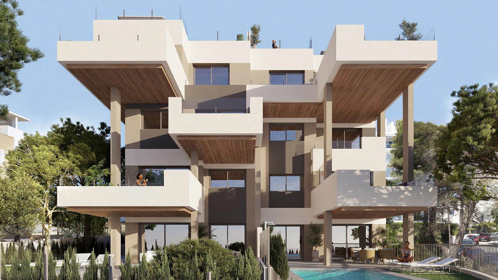 Einzigartiges, brandneues Apartment mit Terrassen in Canyamel zu verkaufen
