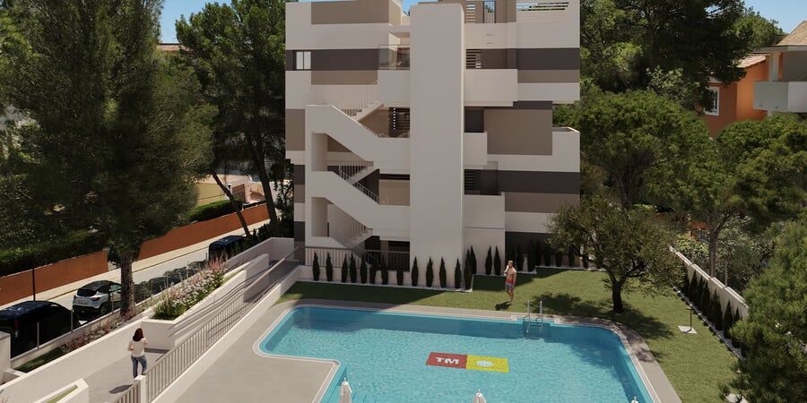 Exklusive Neubauwohnung in Strandnähe von Canyamel zu verkaufen