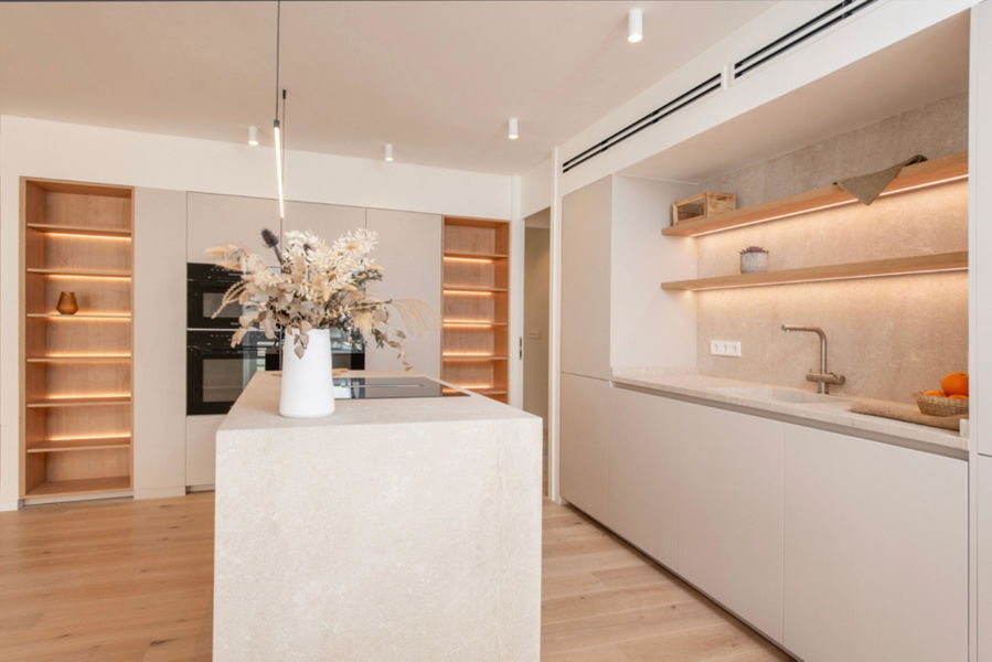Stylish renovated apartment with terraces and partial sea views in Santa Catalina