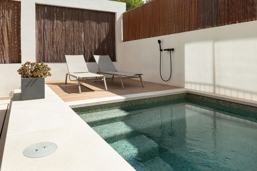 Elegantes Apartment mit großzügiger Terrasse und Pool am El Terreno