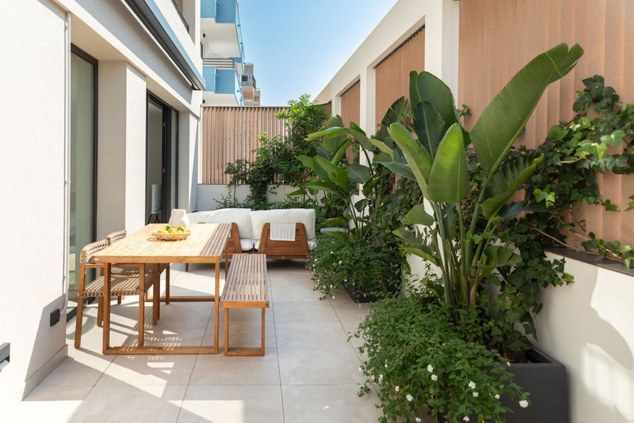 Elegantes Apartment mit großzügiger Terrasse und Pool am El Terreno