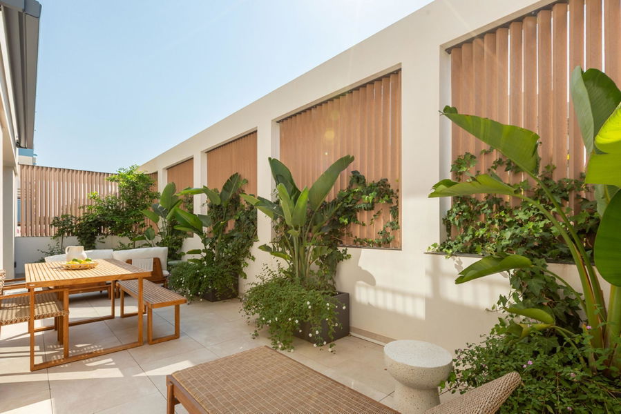 Elegantes Apartment mit großzügiger Terrasse und Pool am El Terreno