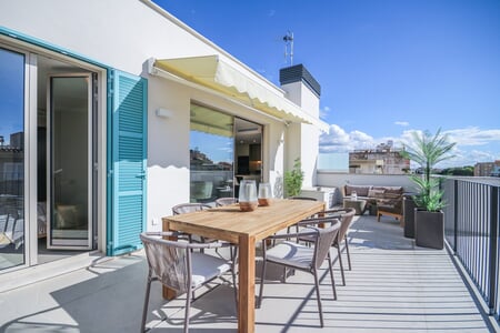 Ático dúplex de nueva construcción en Portixol, primera ocupación, con terraza de 35 m²