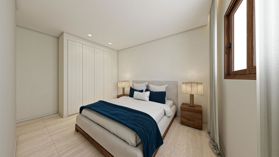 Ático dúplex de nueva construcción con terraza y vistas al mar en Portixol