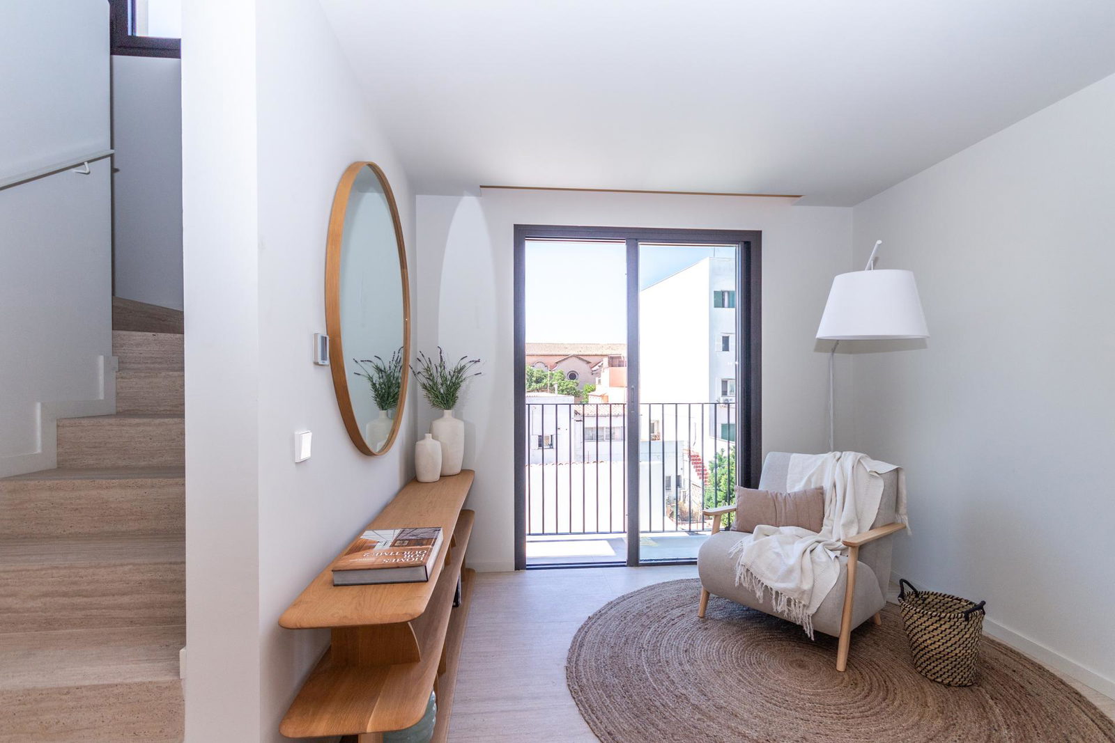 Ático dúplex de nueva construcción con terraza y vistas al mar en Portixol
