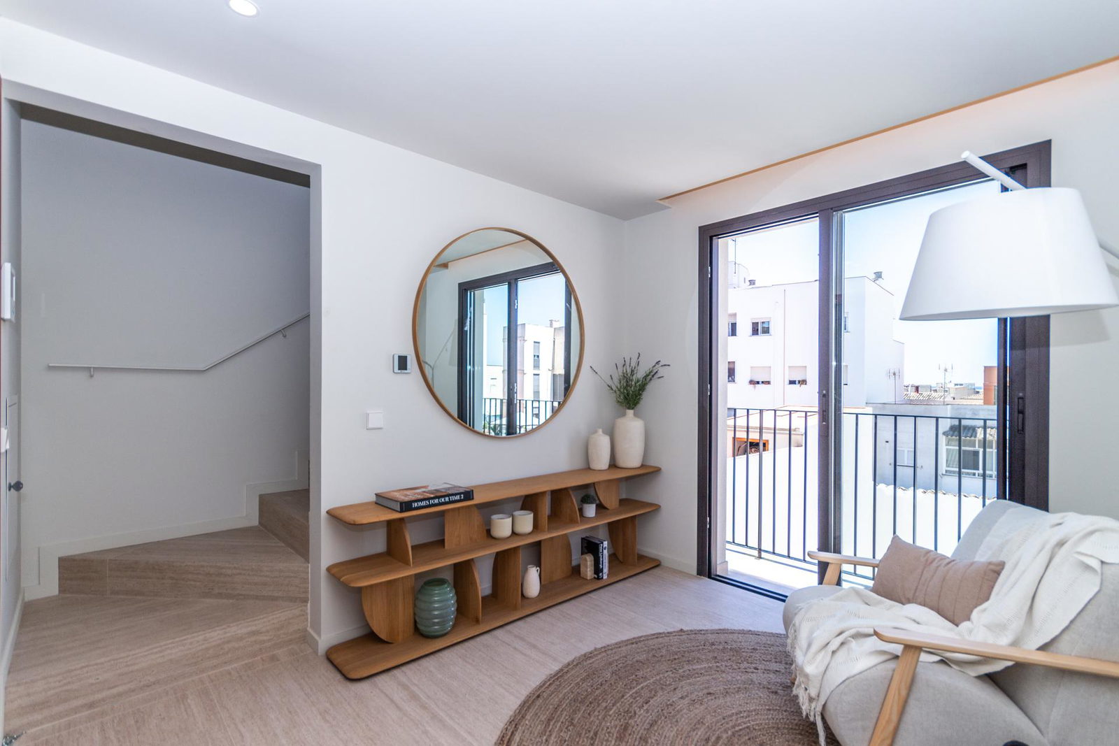 Ático dúplex de nueva construcción con terraza y vistas al mar en Portixol