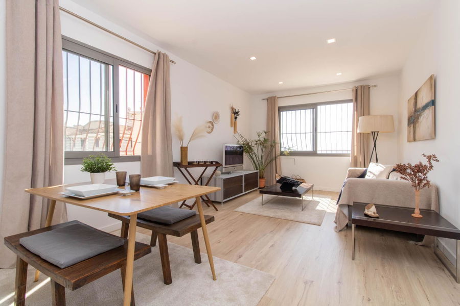 Stylish apartment with sea view close to the beach in San Agustin