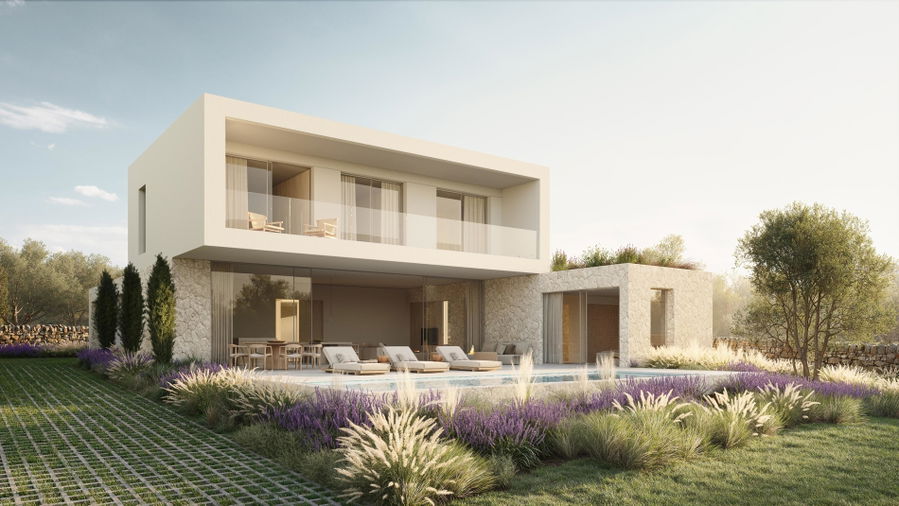 Traumhafte, hochwertige Neubauvilla mit Pool in Sa Cabaneta Marratxi