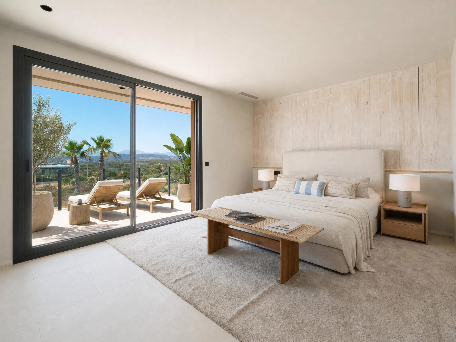 Elegante villa de nueva construcción con vistas panorámicas y una gran piscina en Son Gual
