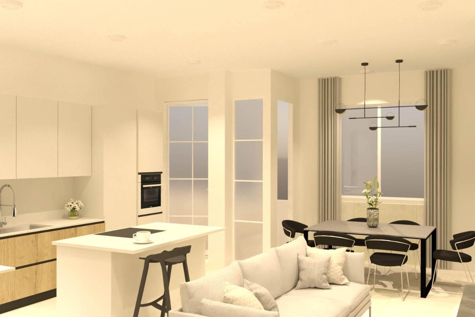 Brandneue, moderne Wohnung mit Meerblick in Son Espanyolet