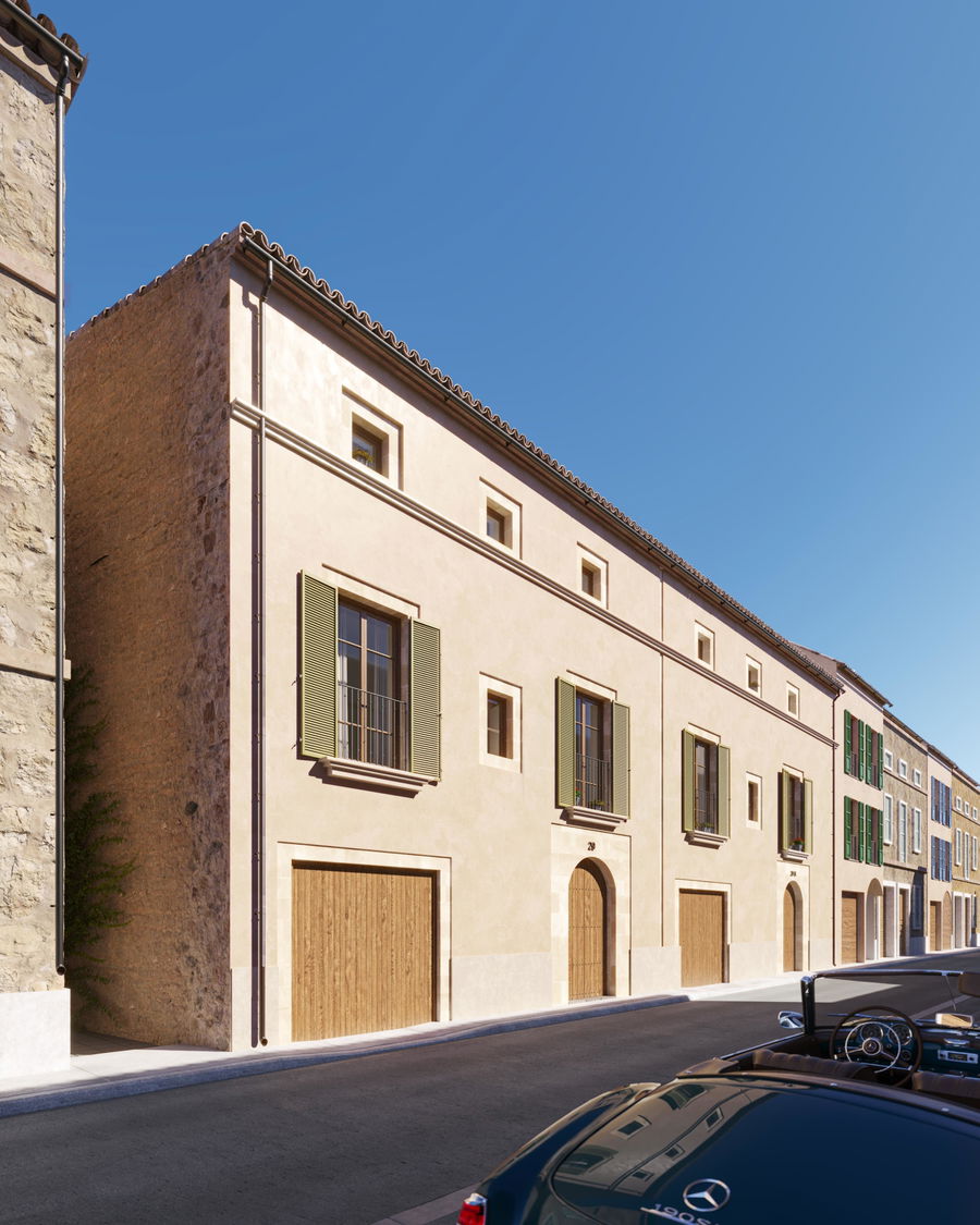 Luxuriöses Stadthaus mit Pool und Tramuntana-Blick in Santa María del Camí