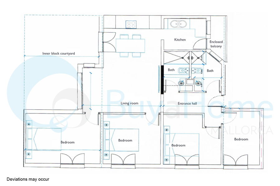 Moderne und geräumige, brandneue Wohnung in der Nähe von Santa Catalina