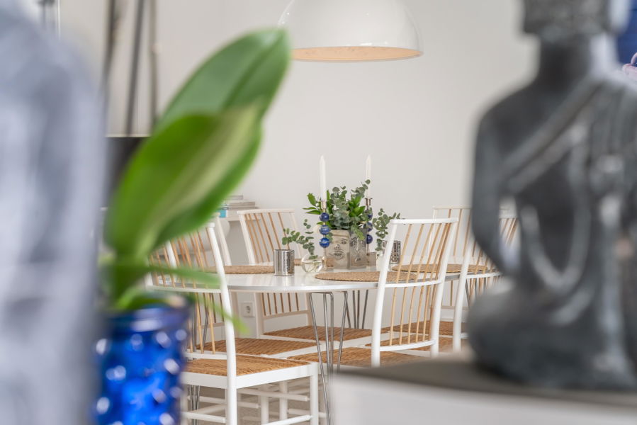 Eleganter Stadthaus mit privater Dachterrasse, Aufzug und Meerblick in Molinar