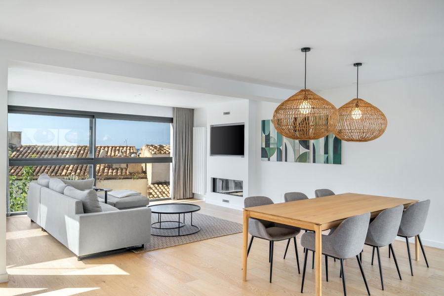 Wunderschönes Duplex-Penthouse mit Dachterrasse und atemberaubendem Meerblick in Molinar