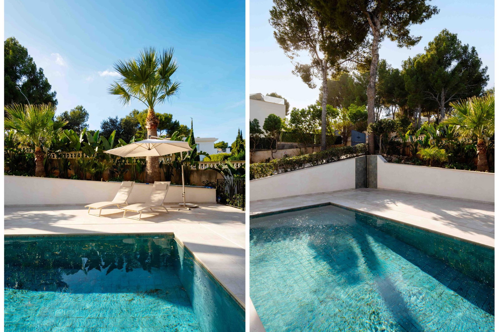 Vollständig renovierte, stilvolle Villa mit Ferienvermietungslizenz und Pool in Nova Santa Ponsa