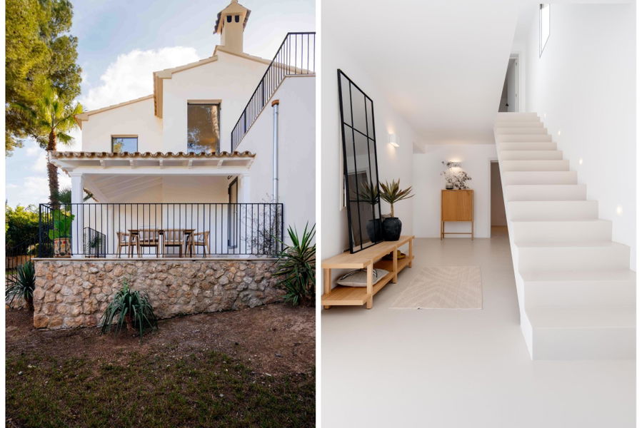 Vollständig renovierte, stilvolle Villa mit Ferienvermietungslizenz und Pool in Nova Santa Ponsa