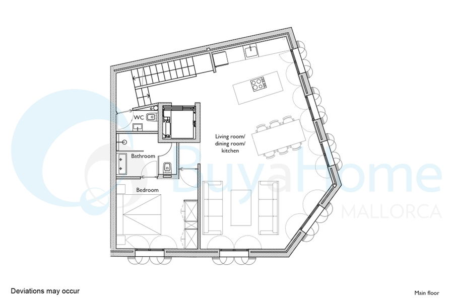 Luxuriöses Haus mit Meerblick in Molinar zu verkaufen – mit Terrasse, Pool, Aufzug und Parkplatz