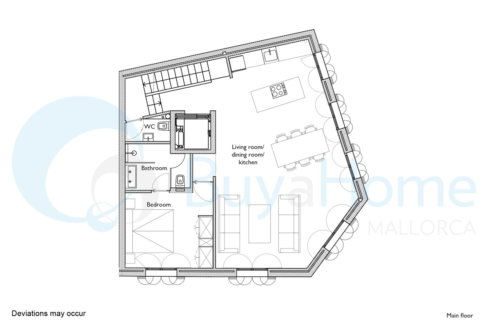 Luxuriöses Haus mit Meerblick in Molinar zu verkaufen – mit Terrasse, Pool, Aufzug und Parkplatz