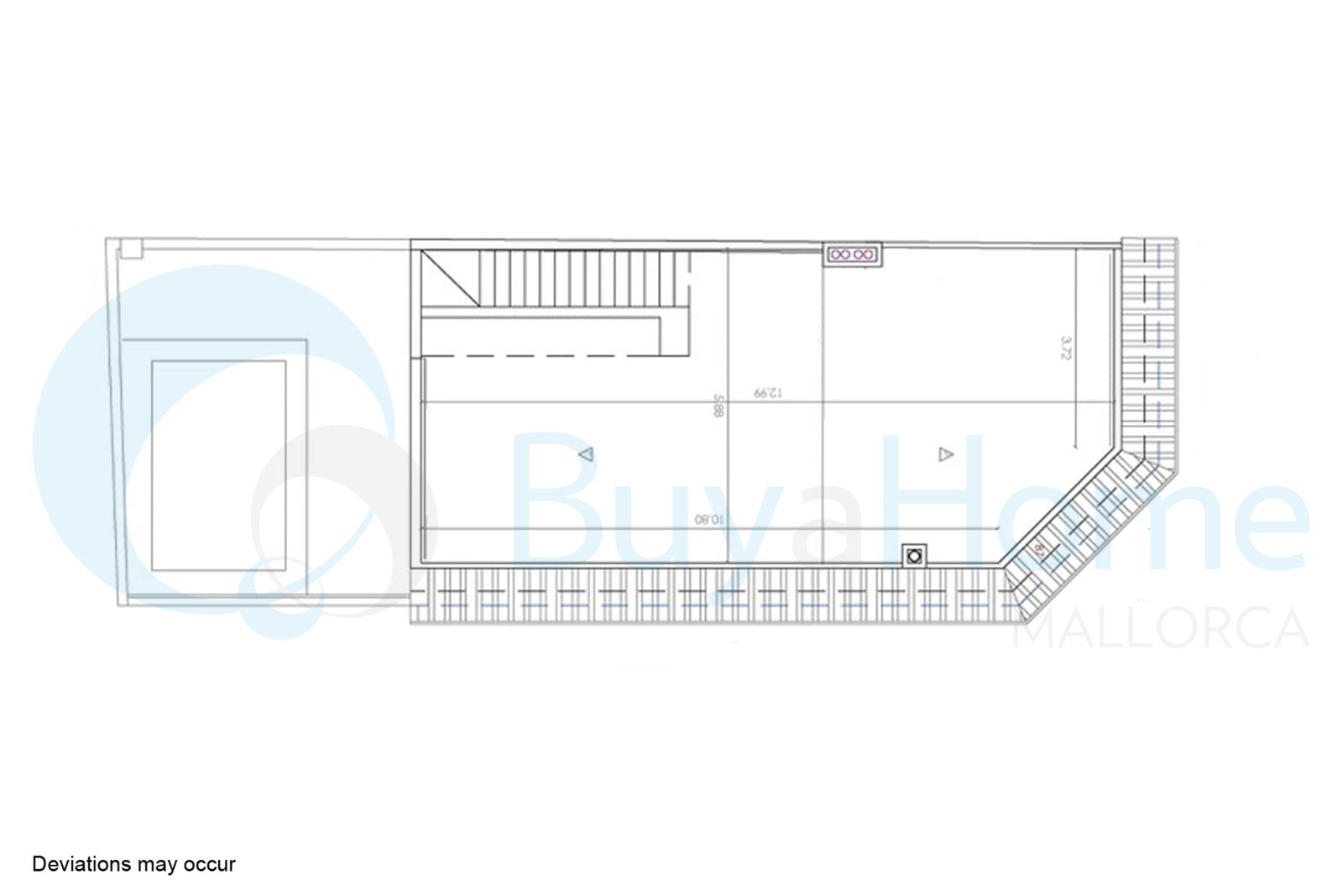 Wunderschön gestaltetes Stadthaus mit Pool und Dachterrasse in Son Espanyolet