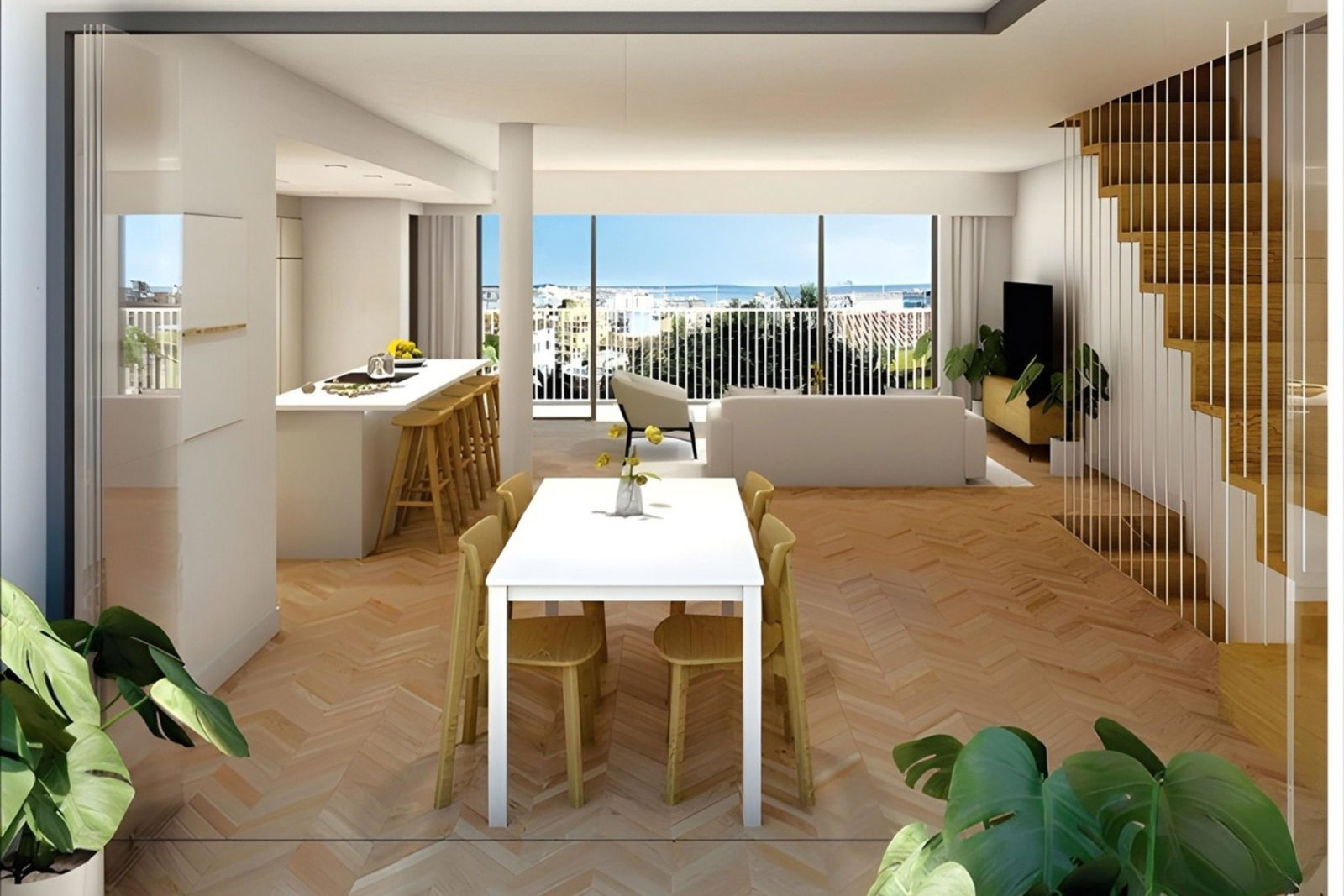 Sanierungsprojekt mit Baugenehmigung für ein Haus mit Dachterrasse und Pool in El Terreno