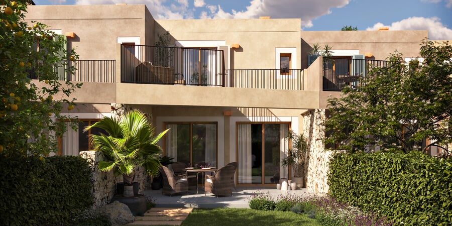 Newly build townhouse with a great terrace and lush garden in Artà