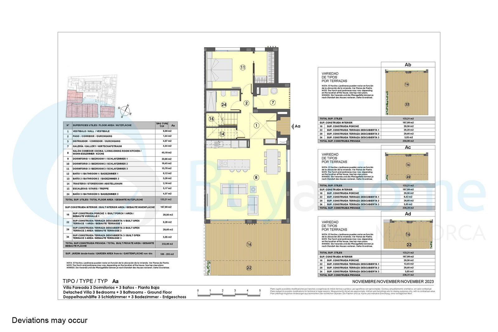 Neubau-Doppelhaushälfte mit grossem Garten in Cala Ratjada zu verkaufen