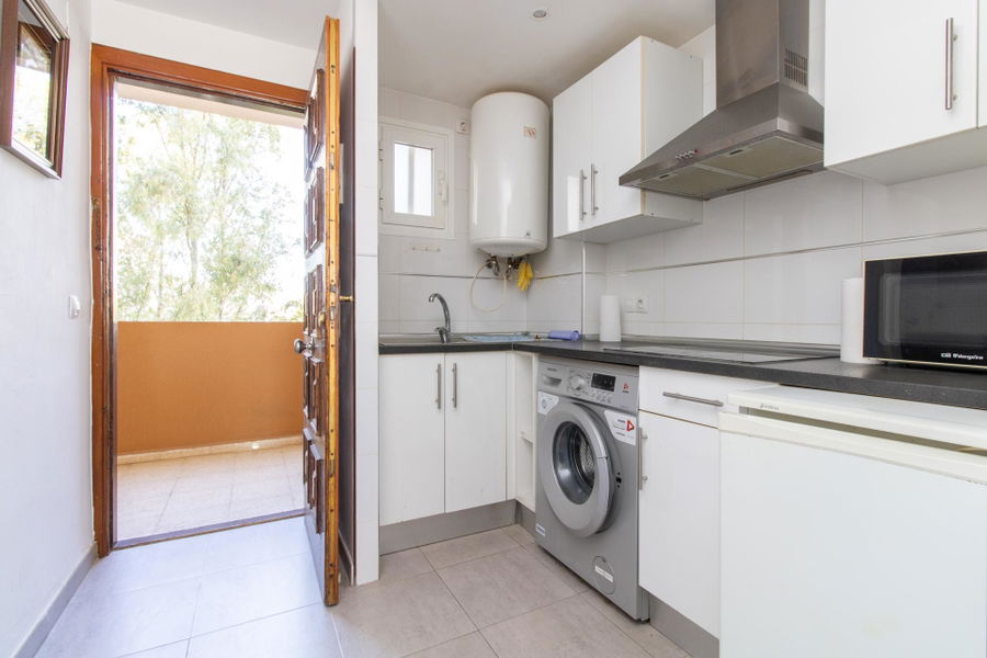 Studio-Apartment mit Terrasse in Strandnähe in Palmanova