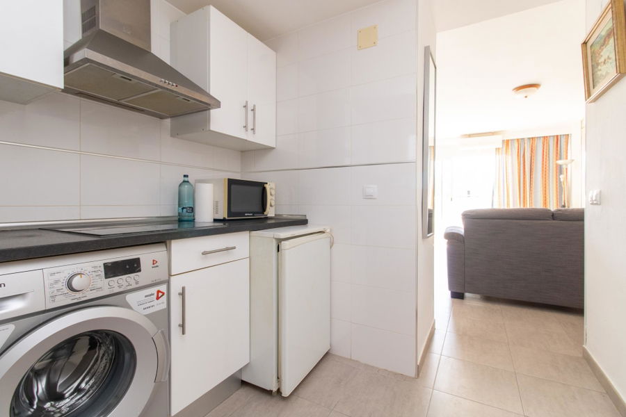 Studio-Apartment mit Terrasse in Strandnähe in Palmanova